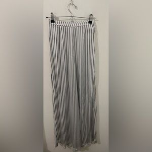 Valija Black and White Stripes Wide Leg Pant Size XS
